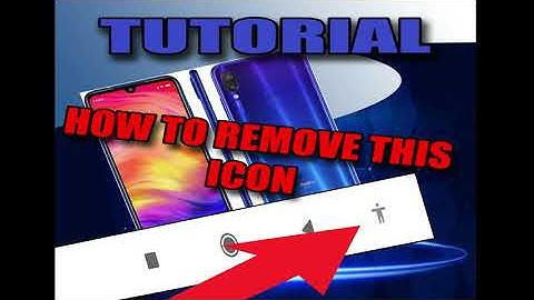 HOW TO REMOVE PERSON ICON IN ANDROID PHONE || REMOVE ACCESSIBILITY SHORTCUT