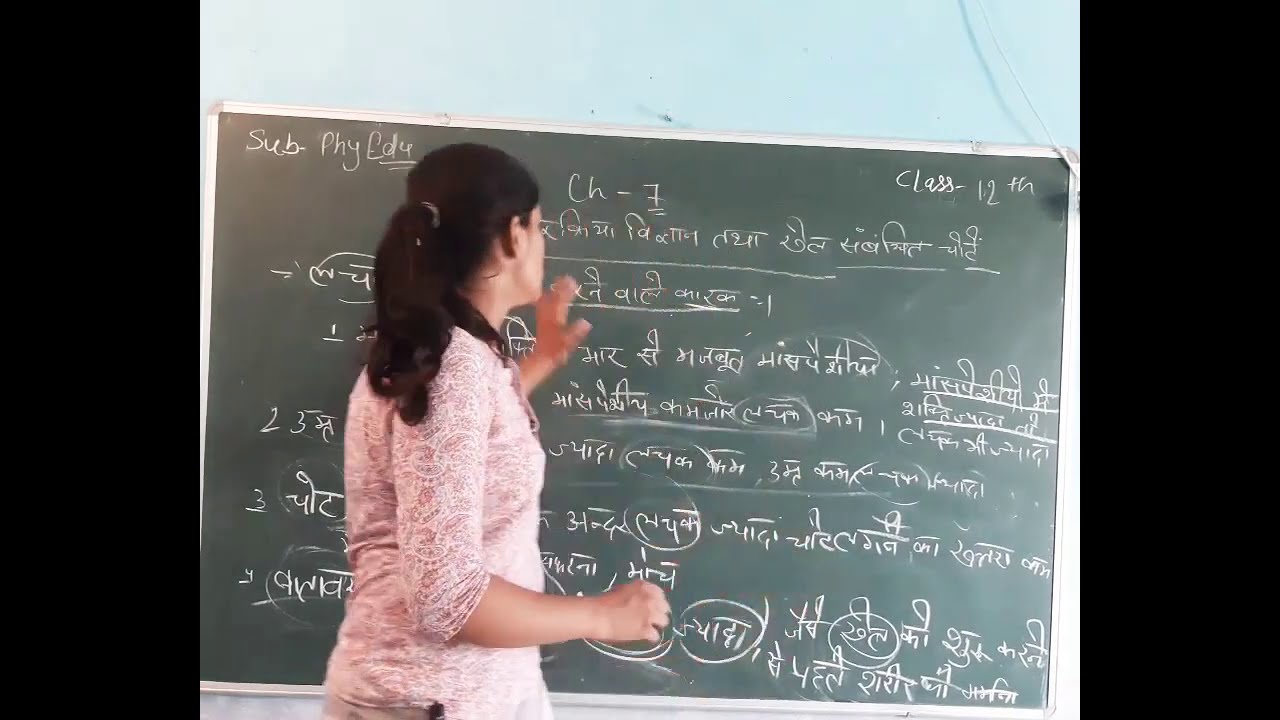 12th Class Physical Education Chapter Number 7 YouTube