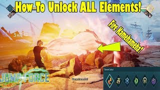 Jump Force How To Unlock ALL Element Types For CAC