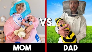 Best Family Halloween Costume Wins! *MOM vs DAD*