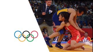 Highlights of the women's wrestling freestyle 63kg gold medal bout
between kaori icho (japan) and ruixue jing (china) during london 2012
olympic games. t...