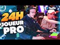 Je passe 24H dans la VIE d'un JOUEUR PRO Fortnite ! (Ft.@TheVic )