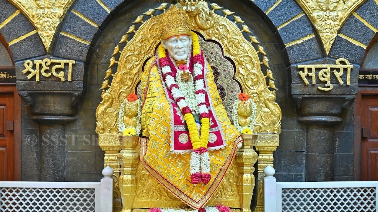 சீரடி சாய்பாபா திங்கட்கிழமை காலை தரிசனம் 🕉️ Shirdi Saibaba Monday Morning Darshan! #saibaba