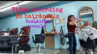 Video recording do hair&nails in the salon May 11