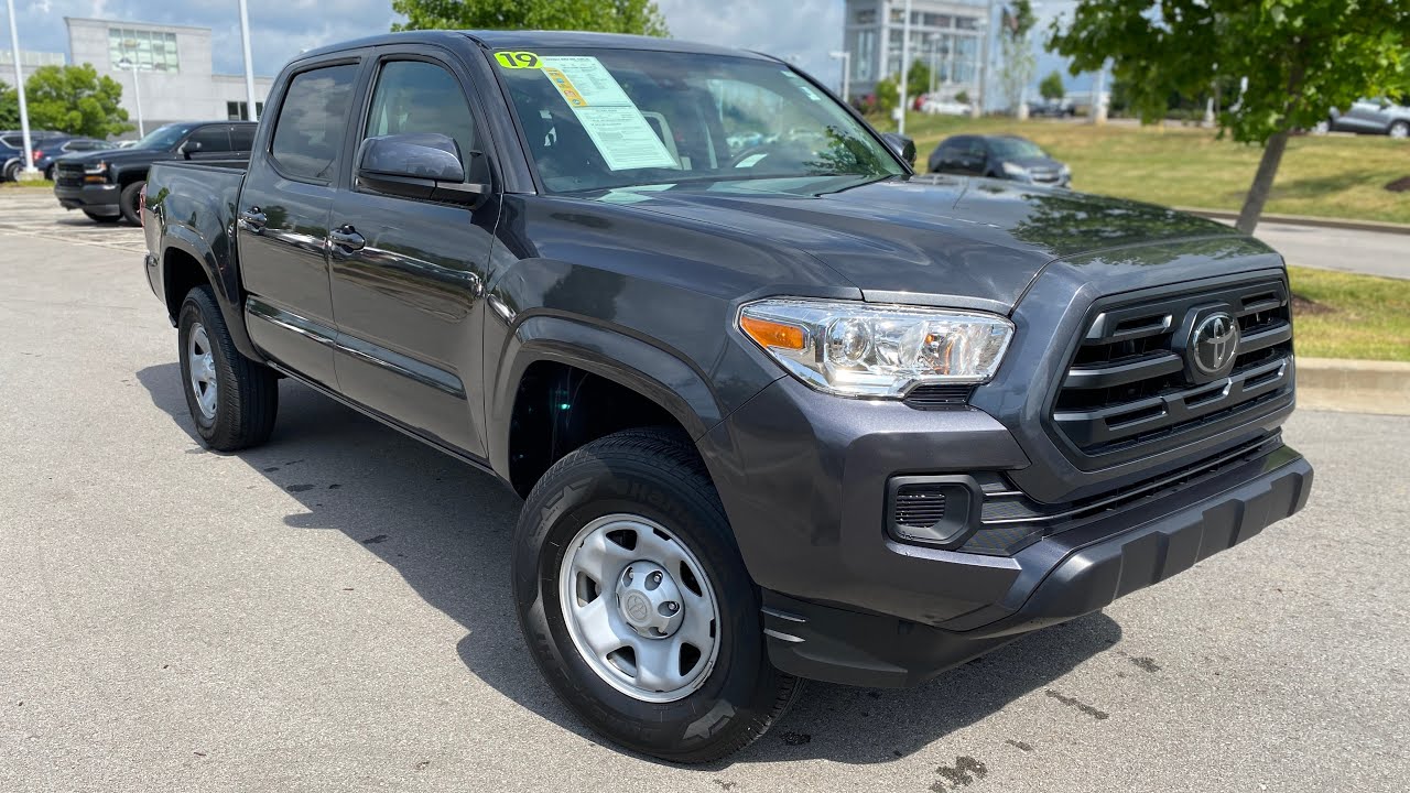 2019 Toyota Tacoma SR V6 Crew Cab Test Drive & Review - YouTube