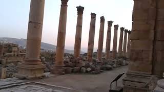 Ancient Greek and Roman architect littered in Jerash