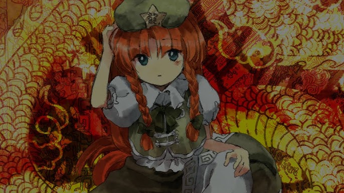 hong meiling and the rock (touhou) drawn by skullchimes