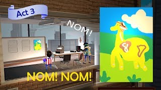 MASTER DESIGN ENDING | Passpartout: Starving Artist Simulator - Act 3 Carnivorous Giraffe screenshot 4