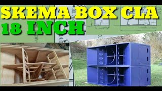 Skema Box Speaker Real Cla 18 Inch