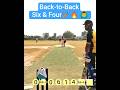 Back-to-Back Six & Four🏏🔥🙆♂️#shorts #viratkohli #gopro #explore #sundaycricket #friends