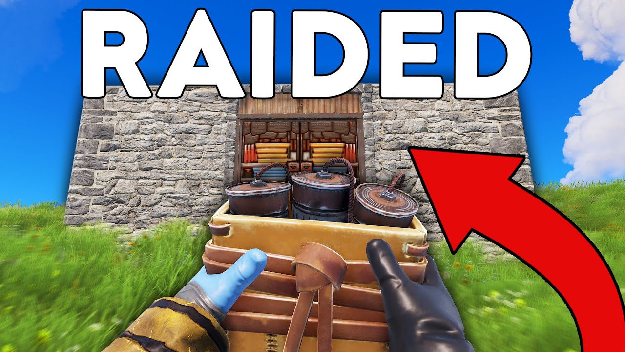 They doorcamped me... I raided them...  - Rust