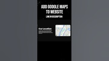 Add Google Maps to Website with HTML & CSS Tutorial #webdevelopment #html #css #coding #javascript