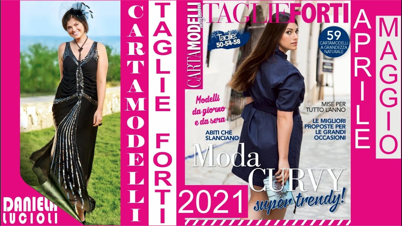 CARTAMODELLI TAGLIE FORTI LINK AL VIDEO COMPLETO E ANTICIPAZIONI MODELLI  CURVY TAGLIE 50 54 58 - YouTube