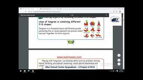 Rotary Club of Ambattur Class 4 Maths Chapter 1 Geometry Part 7