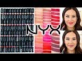 NYX Matte & Velvet Matte Lipsticks || Arm & Lip Swatches Review ALL SHADES