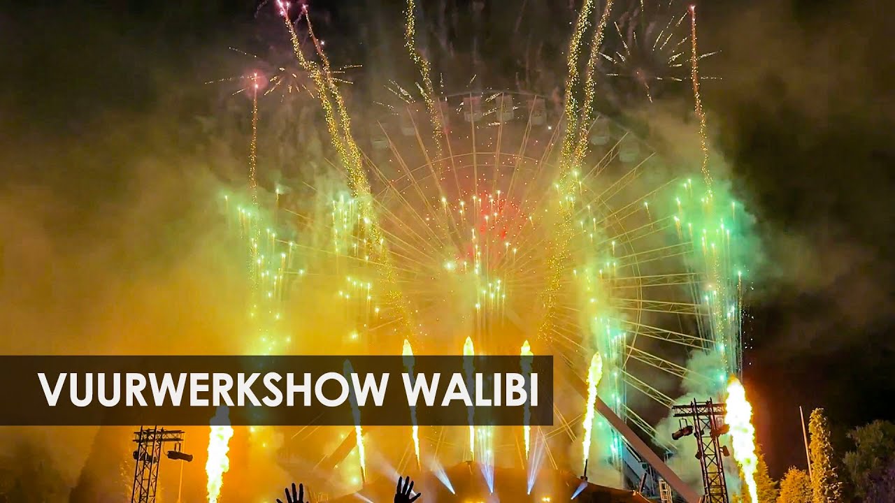 Walibi Holland vuurwerkshow zomer 2024 (Lekkergaan) YouTube