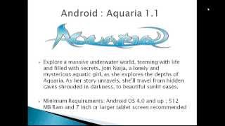 Download android Aquaria 1.1" Software Free 100% True & Safe! screenshot 3