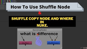 How To Use shuffle node and  shuffle copy Node And Where In Nuke.