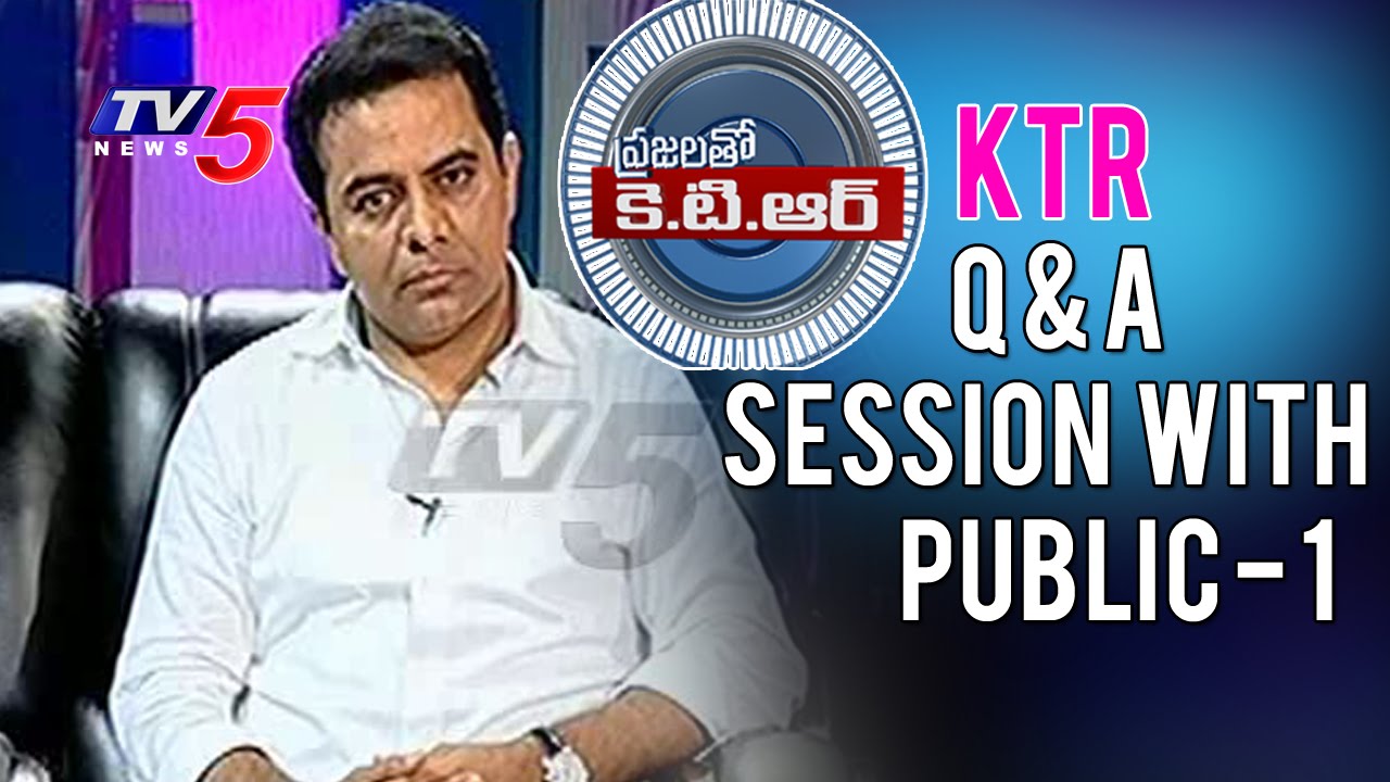 KTR Question & Answer Session With Public | KTR Interview | Part - 1 | TV5 News