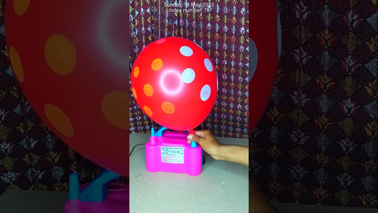 Birthday Balloons Pop Or Not Electric Balloon Pump Machine 