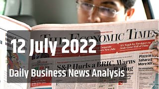 Economic Times 12 July 2022 Newspaper - Daily Business News Analysis screenshot 5