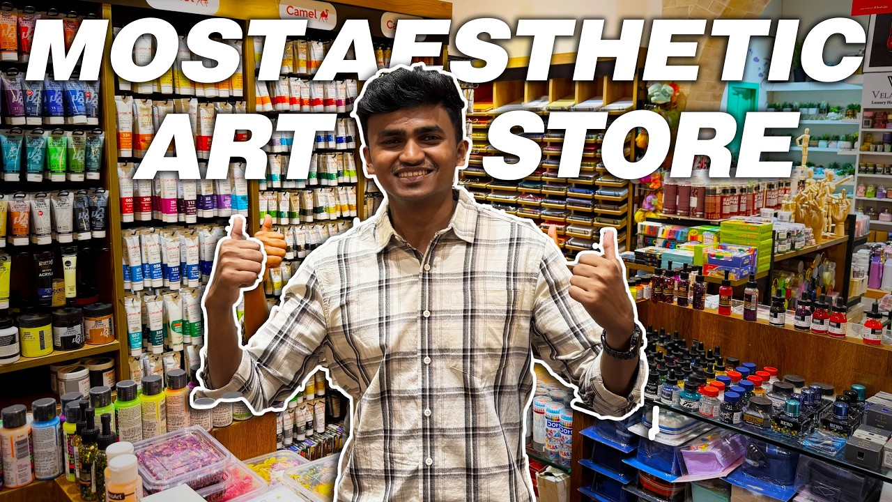 Most AESTHETIC Art Store of Mumbai! Art Station Khar Store Tour