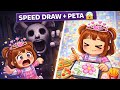 ME ENFERMÉ 😭 VAMOS A JUGAR PETA PETA 💗 Y DIBUJAMOS PARA QUITARNOS EL MIEDO 💗