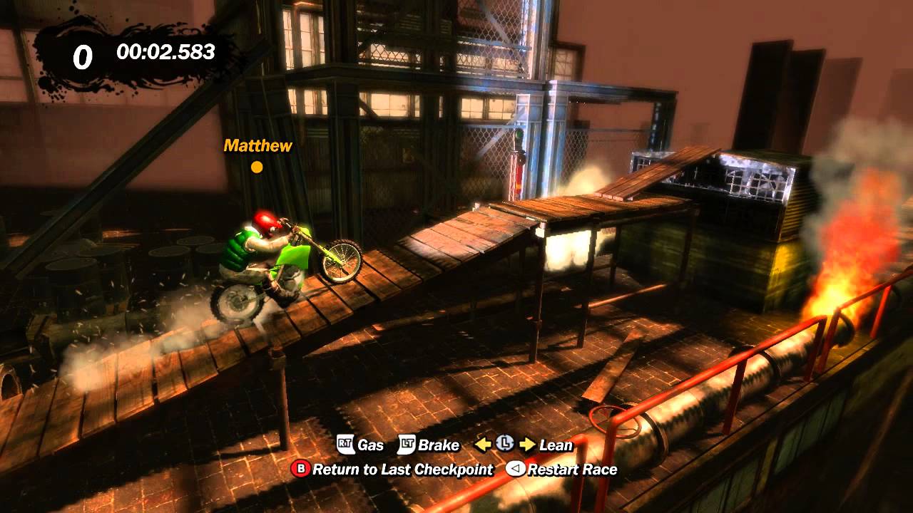 Trials Evolution FMX - Hd Warehouse Beginner - All Levels All Gold HD