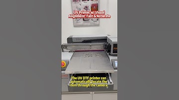 UV printer w/visual Alignment fast & accruate
