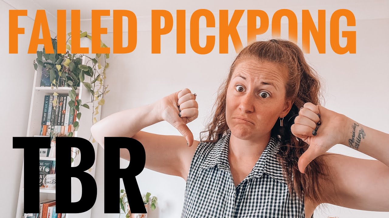 These Books will Self Destruct PickPong Edition // How Many Books Have I Failed??