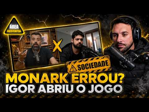 IGOR 3K ABRIU O JOGO SOBRE MONARK E MÃE FALEI NÃO PASSOU PANO