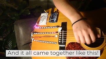 Audio-Reactive Guitar With Neopixels - Demo Video