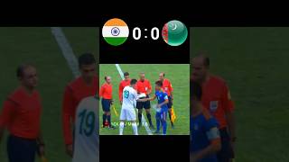 India Vs Turkmenistan Football Match