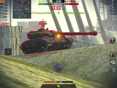 途中まで普通の試合だったのに・・・　wotb バグ？　回線落ち？