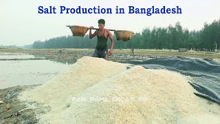 Interesting Way Of Salt Production In Bangladesh Cheapest Technic Of Salt Production