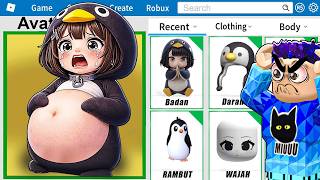 Aku membuat kostum baju gugu gaga penguin
