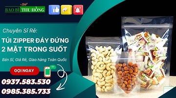 Điểm cung cấp sỉ túi zipper đáy đứng 2 mặt trong suốt giá rẻ ở HCM