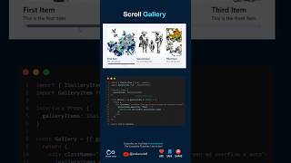 scroll gallery #React #CSS #Frontend #WebDev #Tailwind