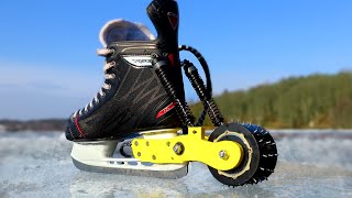 Electric Ice Skates That Can Also Be a Meat Grinder