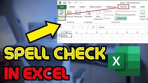 How To Do Spell Check In Excel (Tutorial)