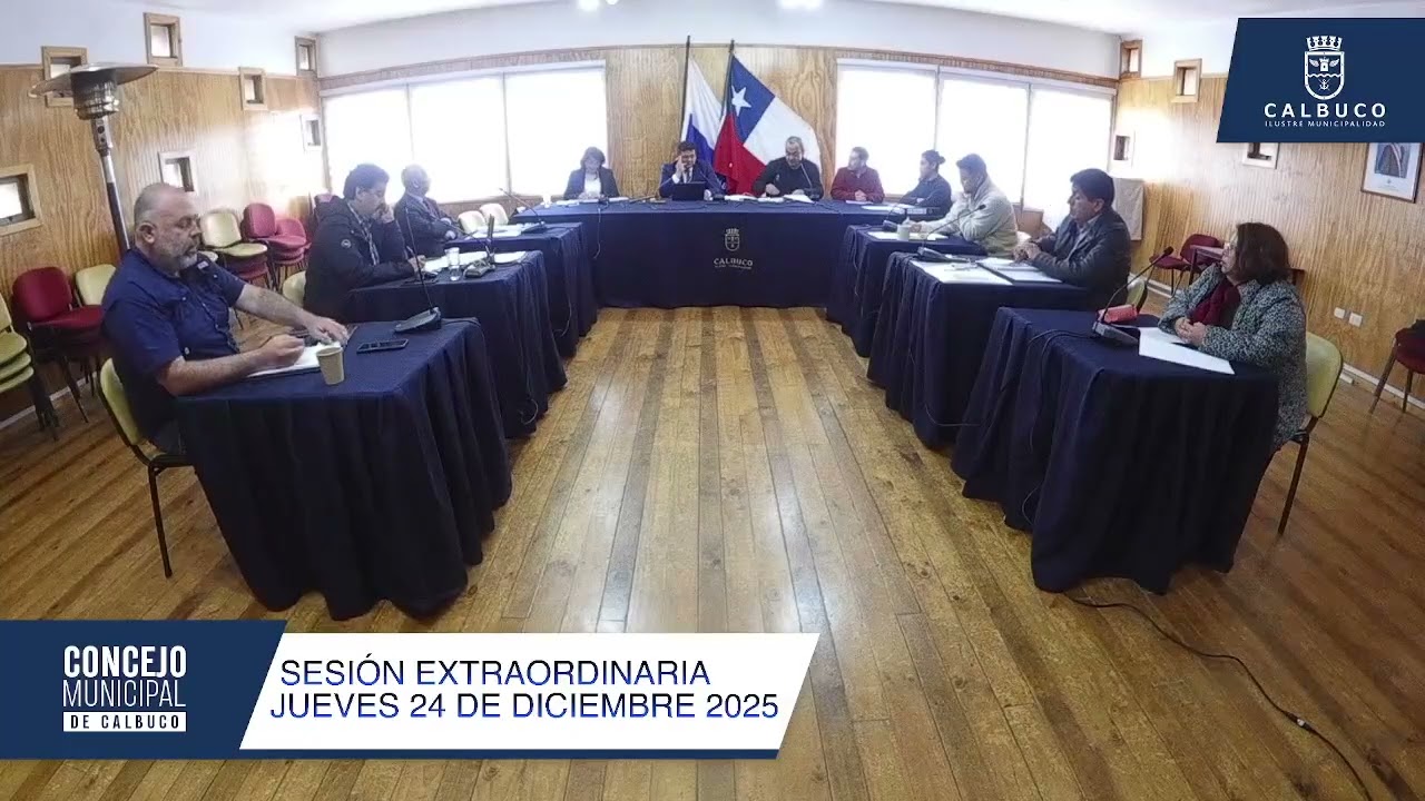 Concejo extraordinario 24 de diciembre 2025