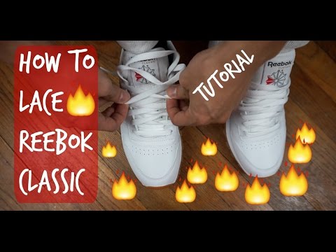 How to Tie Reebok Shoe Lace?