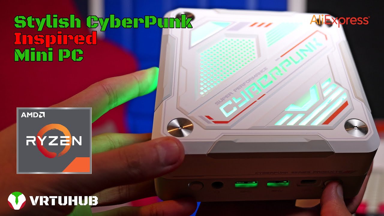 CyberPunk Inspired AMD Ryzen 7840HS Mini PC - Chatreey AN3 Review