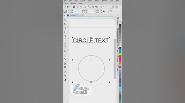 How to make text in circle CORELDRAW #graphicdesign #coreldraw #logo  #coreldrawtutorial