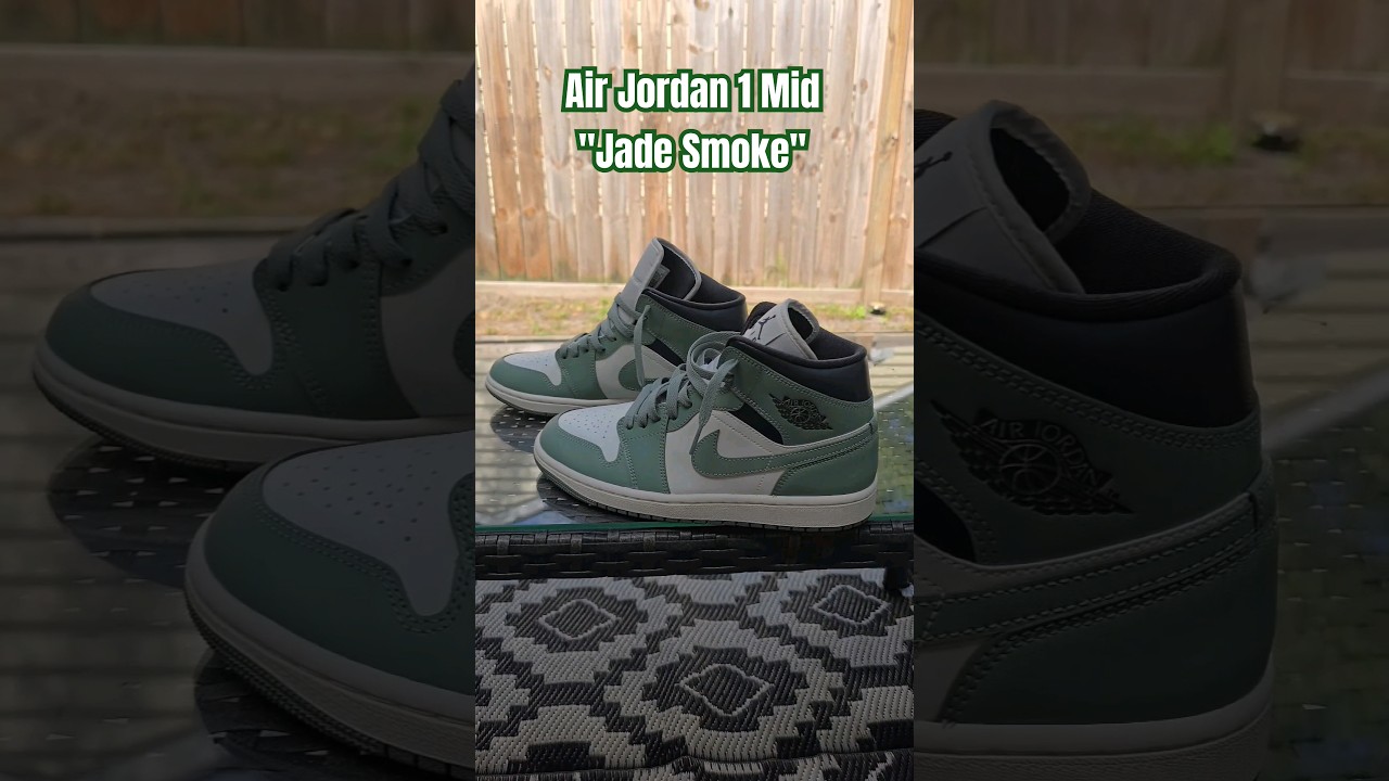 Nike Air Jordan 1 Mid Jade Smoke 