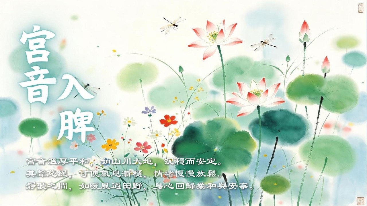 宮音入脾｜脾胃虛弱、脹氣消化不良？健脾和胃，消除飽脹恢復元氣｜Gong Tone Healing Music | Zen Meditation & Relaxing Music
