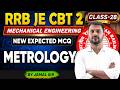 RRB JE CBT 2 Mechanical Engineering | Metrology MCQs | Class 28 by Jamal Sir