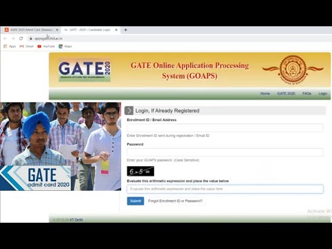 GATE 2020 Admit Card Released | PSU Through GATE