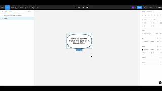 Comic lettering with Figma | Basic speech bubble screenshot 2
