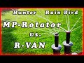 Rasenbewässerung - Vergleich Hunter MP Rotator vs. RainBird R-VAN Düse